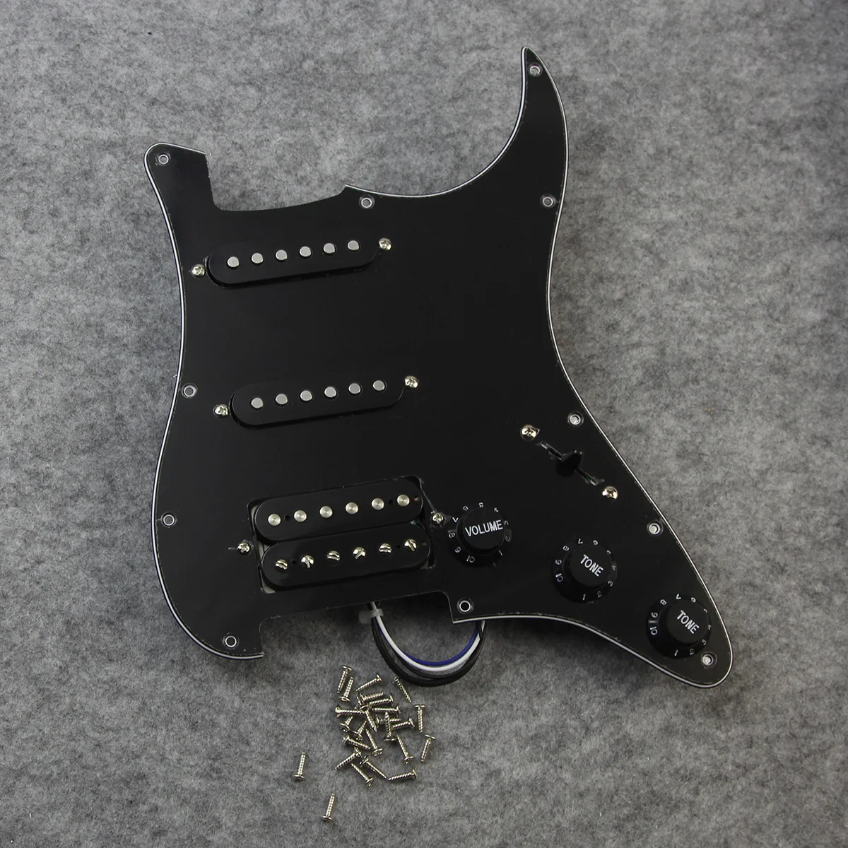 FLEOR Alnico 5 нагруженная Предварительно Проводная Гитара Pickguard SSH HSS электрогитара 9