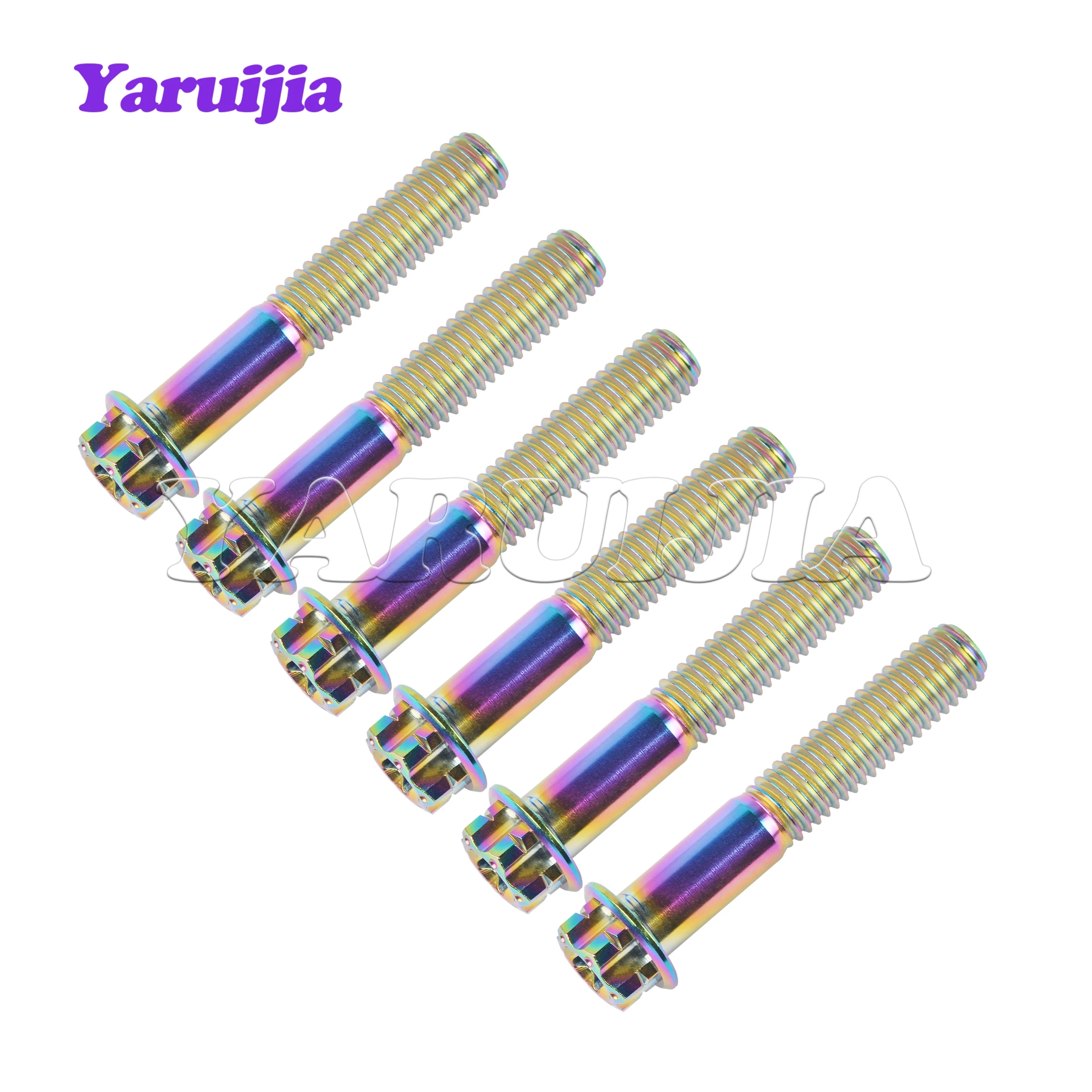 Титановый болт Yaruijia M6M8x10152025303540455055 мм, винты с нестандартной головкой для крепежных деталей мотоцикла (art.: 3920cf68dcb74) - 3920cf68dcb74