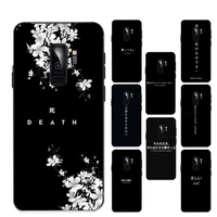 toplbpcs japanese anime aesthetic text letter phone case for samsung s20 lite s21 s10 s9 plus for redmi note8 9pro for huawei y6