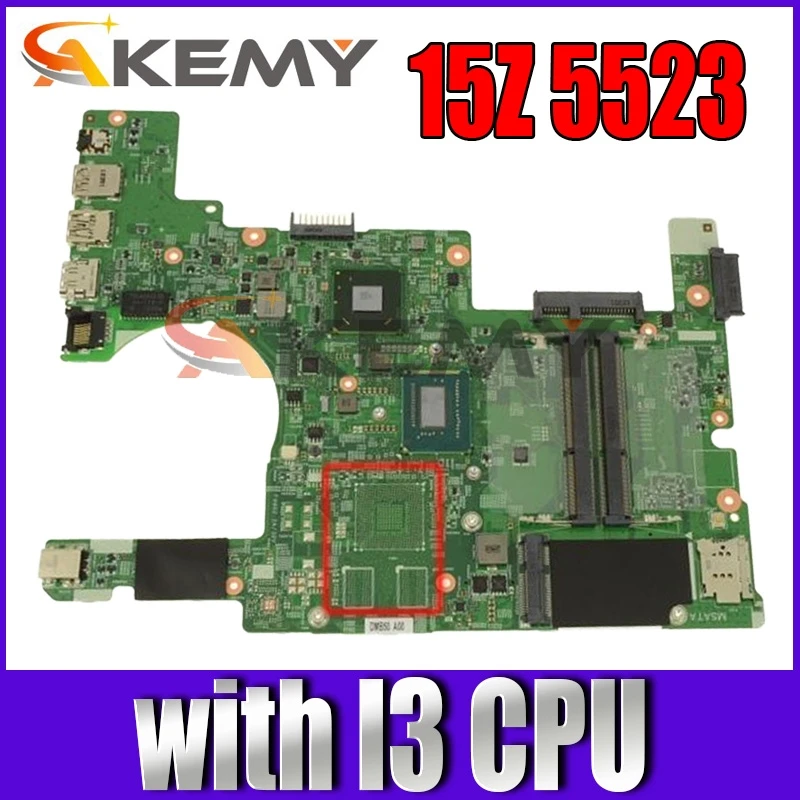 

Новинка 100%, материнская плата для Dell 15Z 5523, Φ 0XGFGH 11307-1 с процессором I3 и протестирован