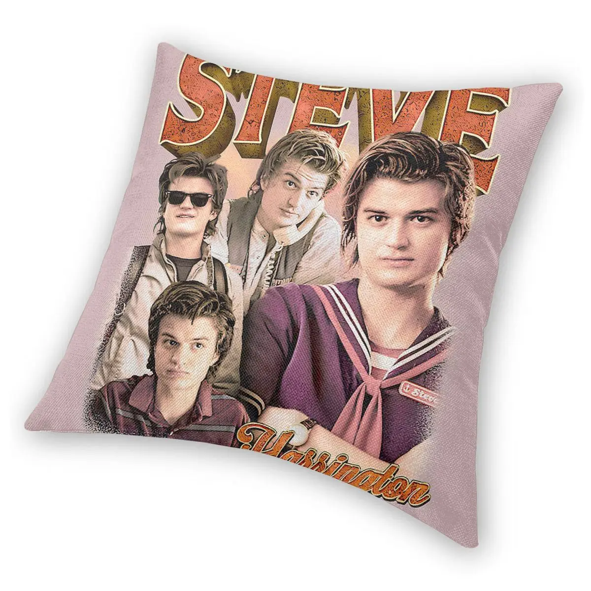 Квадратная наволочка Steve Harrington Cool Guy из полиэстера, льна и бархата, креативная декоративная наволочка на молнии для диванакресла (art.: 3920da18e2e41) - 3920da18e2e41