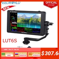 feelworld lut6s 6 inch 2600nits 3d lut touch screen on camera field dslr monitor with hdr waveform 1920x1080 ips panel