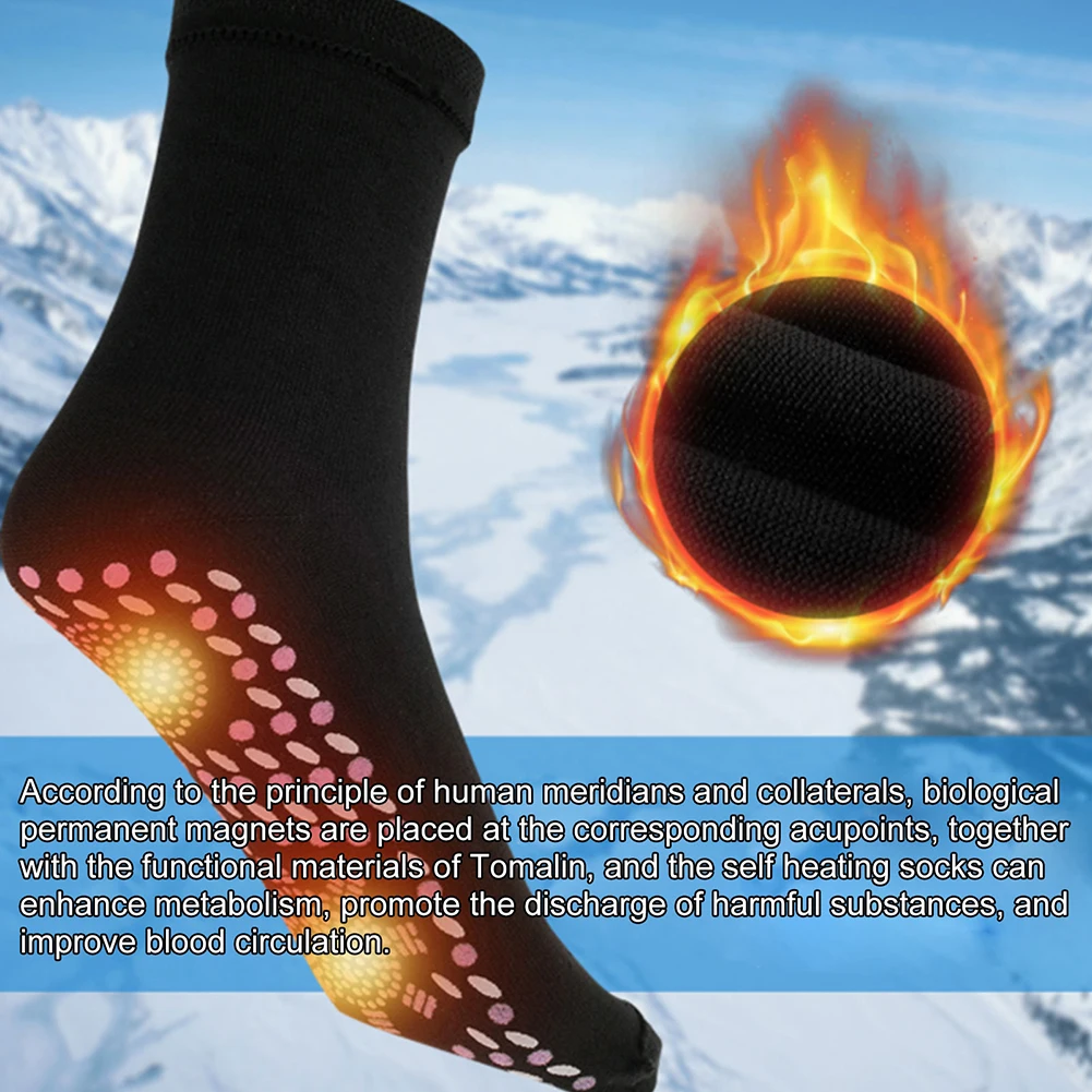 

Self-heating Winter Magnetic Socks Therapy Comfortable Warm Pression Socks Relieve Tired Breathable for Skiing Snowboarding носк
