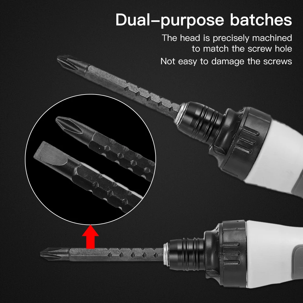 Набор отверток Vastar из хромованадиевой стали с трещоткой и короткой ручкой |