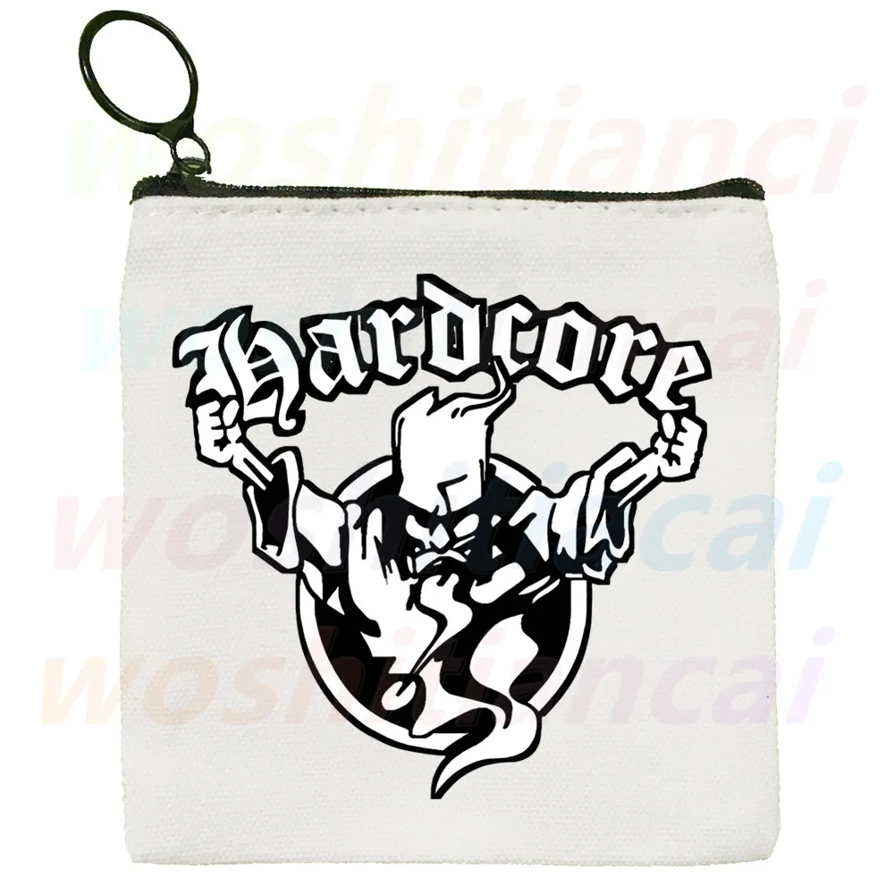 

Thunderdome Canvas Coin Purse Wizard Canvas Bag Small Hardcore Square Bag Key Bag Storage Bag Card Bag Cartoon Coin Bag
