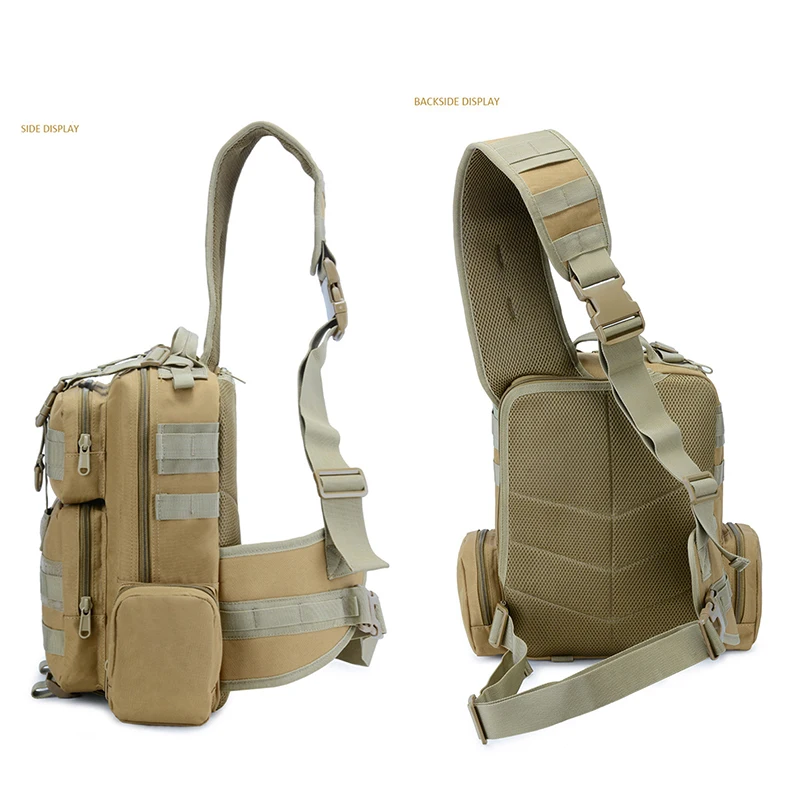 Military Tactics Backpack Man Gym Fitness Travel Luggage Tactical Hunting Training Shoulder Cross Chest Pack Sac De Sports Bag