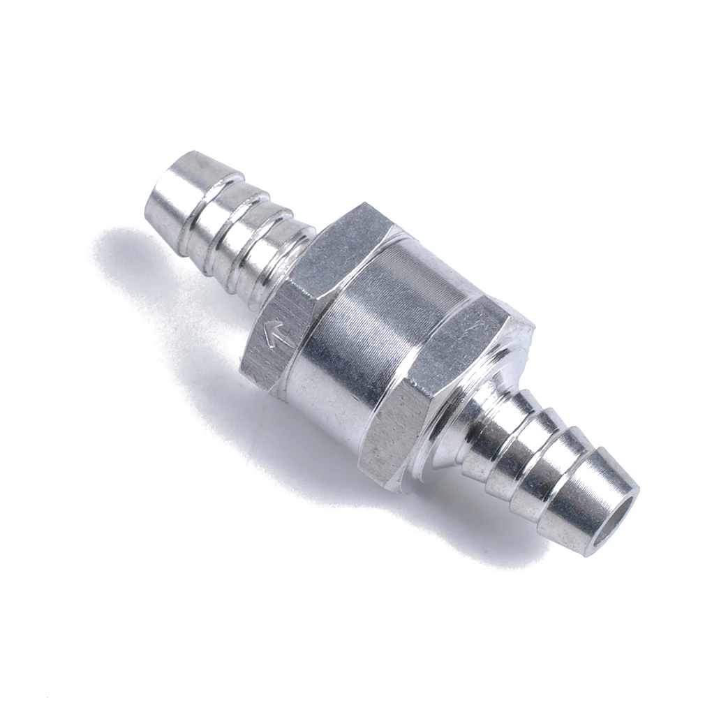 

3PCS Set 8MM 5 16 Aluminium Alloy Fuel Non Return Check Valve One Way Petrol Diesel w 12mm Spring Clip