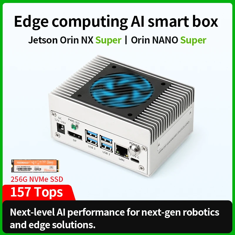 Фото Jetson Orin Nano NX AI Edge Computing Box ORIN NANO NX Основная плата Smart Box №2