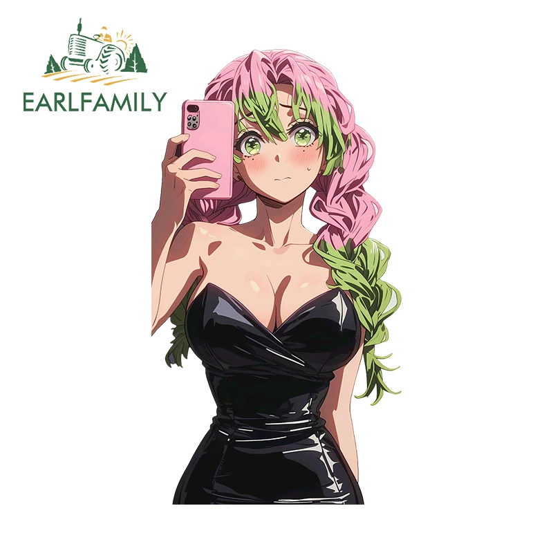 EARLFAMILY 13 см X 7 1 для Kanroji Mitsuri красивые автомобильные стикеры модная искусственная