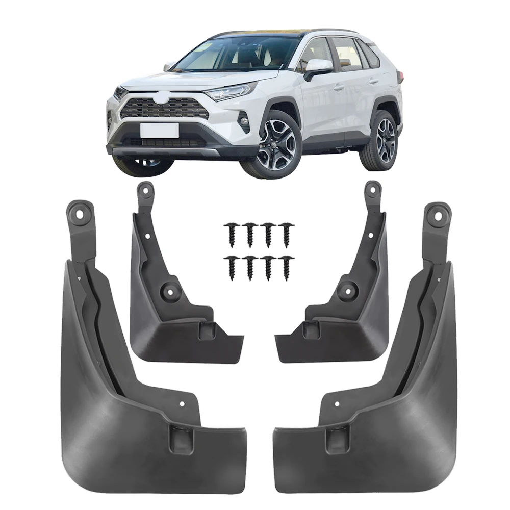 

Fender Scratch Resistant for Toyota RAV4 2020 Anti Sludge Mud Flaps Car Mudguards Car Accessories 4 Piece/Set Durable