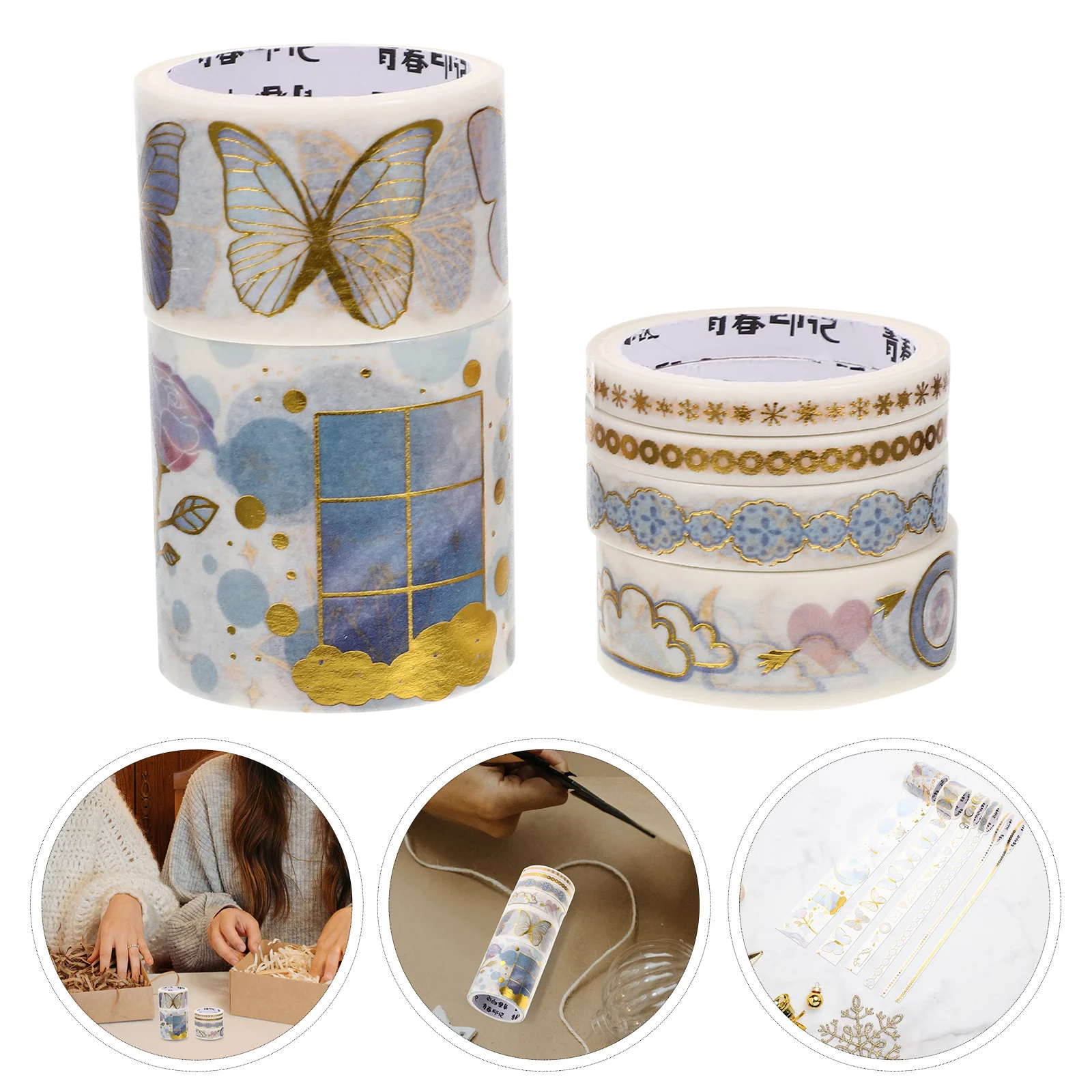 

1 Box of Washi Tape Decorative DIY Tape Adhesive Tape DIY Festive Crafts