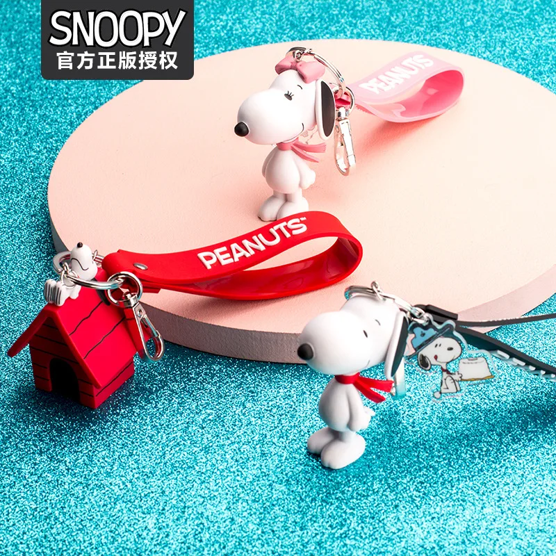 

Snoopy Cartoon Creative Key Chain Cute Backpack Pendant Animation Peripheral Decoration Christmas Birthday Gift for Boy and Girl