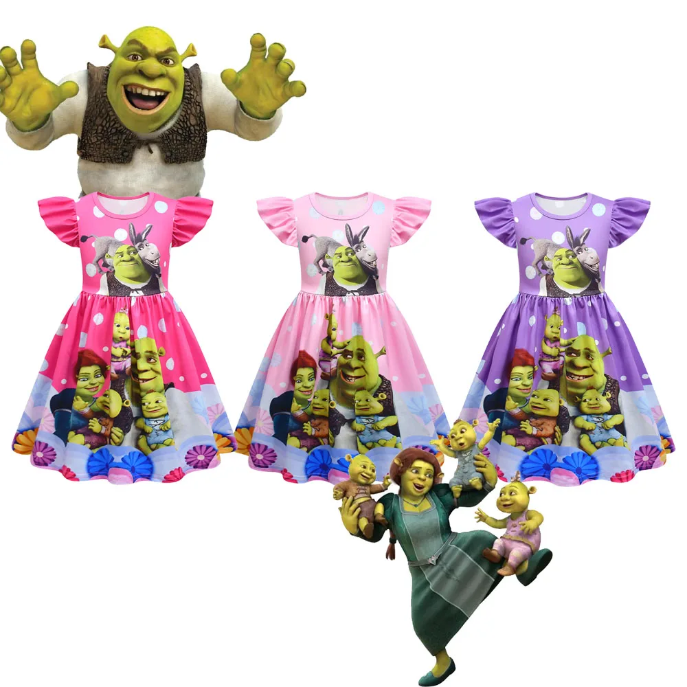 Новые летние платья принцессы для девочек детские с длинным рукавом костюмы