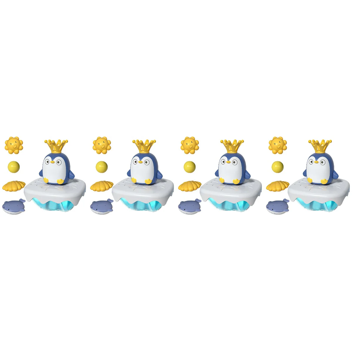 

Water Spray Penguin Toy Kids Bath Toys Baby Pool Interesting Supplies Shape Sprinkler Showering