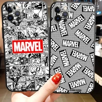 marvel avengers us phone cases for iphone 11 12 pro max 6s 7 8 plus xs max 12 13 mini x xr se 2020 back cover carcasa