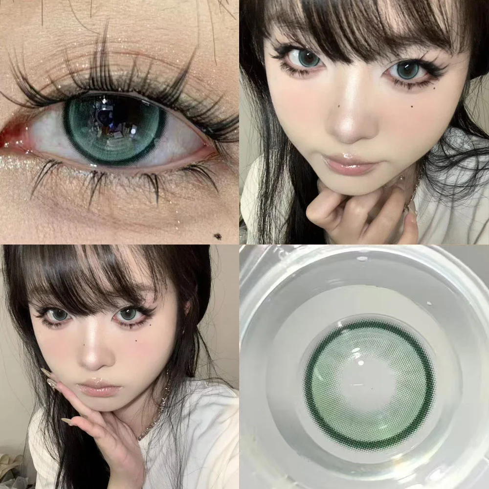 Серые детские спиртовые серые цветные контактные линзы для глаз натуральные