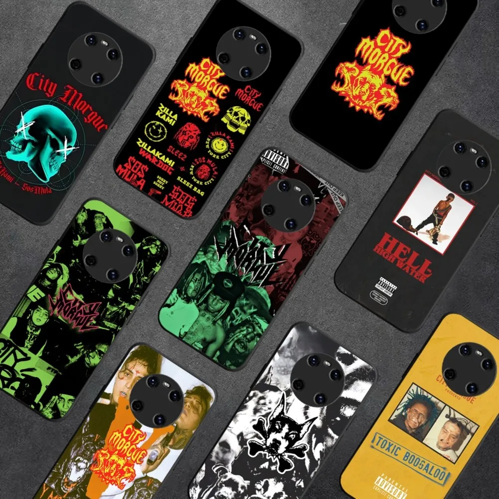 C-City M-Morgue Zillakami Phone Case For Huawei Y9 6 7 5 Prime Enjoy 7s 8 plus 7a 9e 9plus 8E Lite Psmart Shell