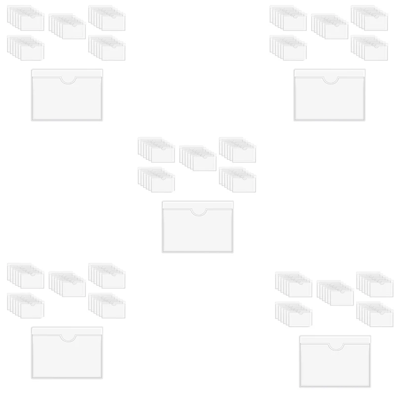 

300 шт., прозрачные карманы для кредитных карт