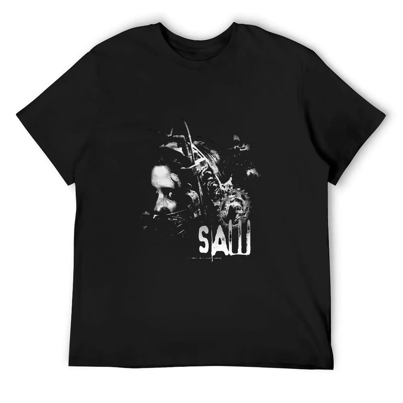 Футболка SAW Amanda с обратным медведем футболки рисунком рэпера летние топы аниме