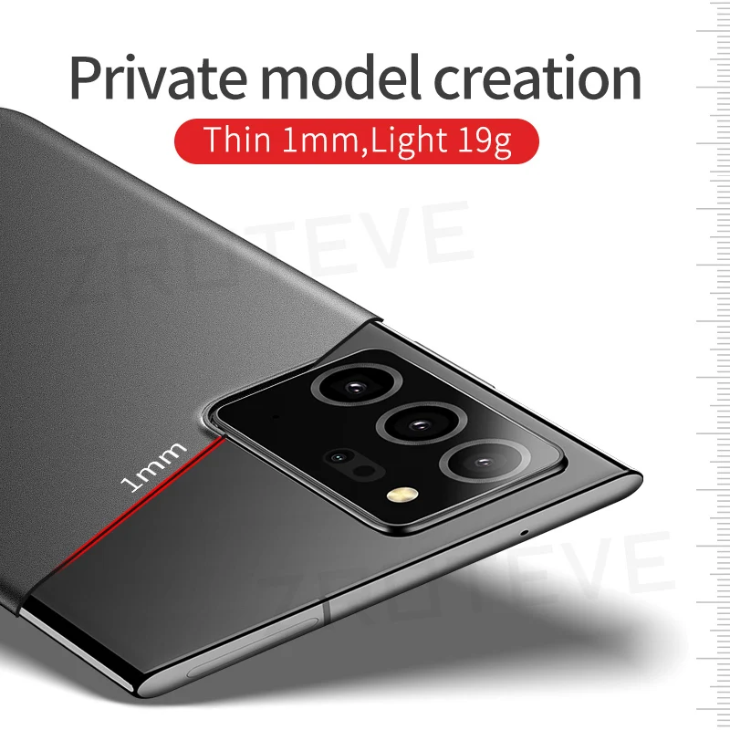 Note20 Ultra Case Zroteve Slim Hard PC Matte Cover For Samsung Galaxy Note 20 8 9 10 Lite S9 S10 S21 FE S20 S22 S23 Plus Cases