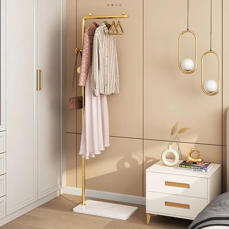 Золотая современная вешалка для одежды металлический дизайн хранения пальто