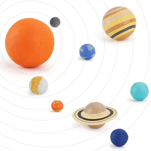 1 комплект, солнечная система, девять элементов, научный набор, сборка «сделай сам», интерактивный план для родителей и детей, игрушка для детей, обучающая игрушка
