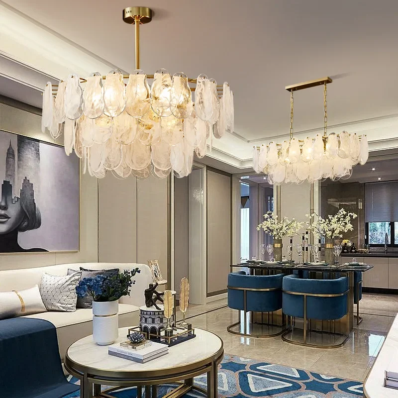 Французский ретро светильник роскошная люстра для гостиной спальни теплые и