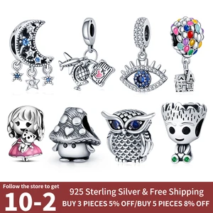 925 оригинальные женские подвески plata из серебра 925 пробы для браслета pandora