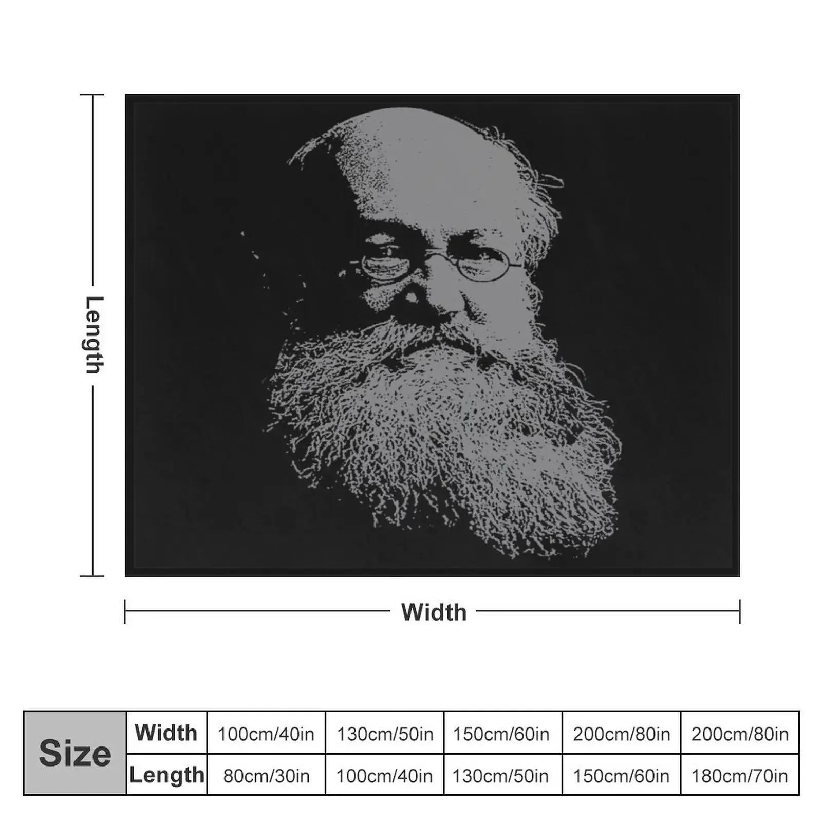 Декоративное одеяло для дивана Peter Kropotkin