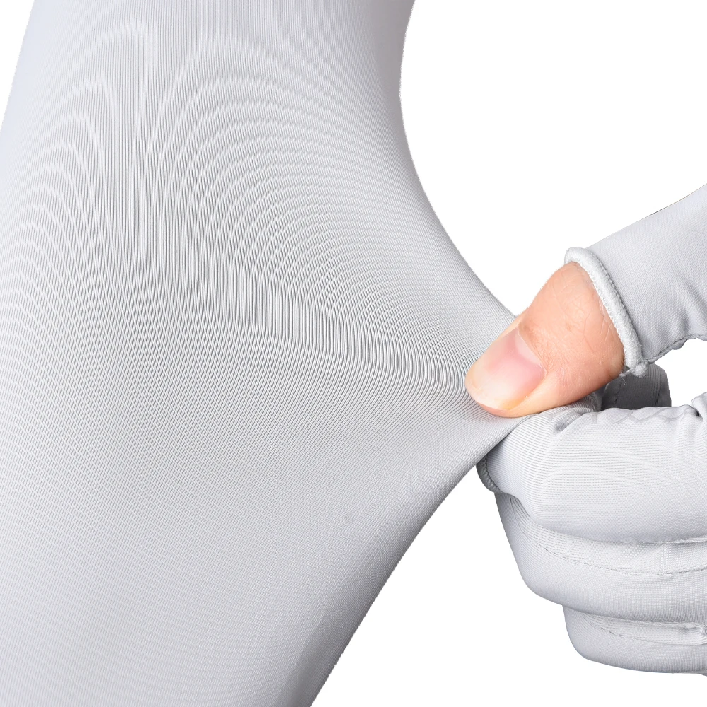 Женские Летние Солнцезащитные Шелковые Перчатки С Сенсорным Экраном