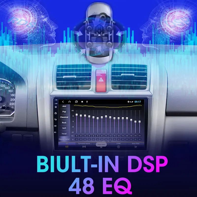 srnubi android 11 wifi car radio for honda crv 2006 2012 gps navigation stereo 2 din carplay multimedia player dvd head unit free global shipping