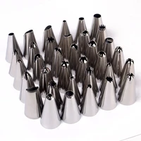 10pcs pastry nozzles stainless steel icing piping nozzles tips pastry tips for fondant cake baking decorating tools