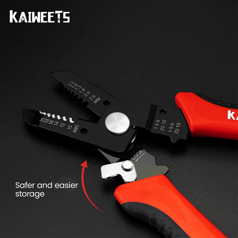 KAIWEETS многофункциональные плоскогубцы для зачистки кабеля высокоточный
