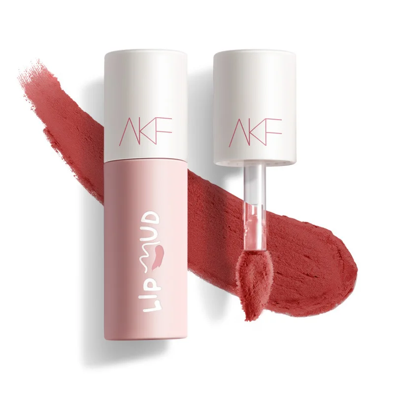 AKF 2g Lipstick Lip Gloss Student Styles Do Not Fade Do Not Stick To The Cup Velvet Naked Bean Paste Free Shipping