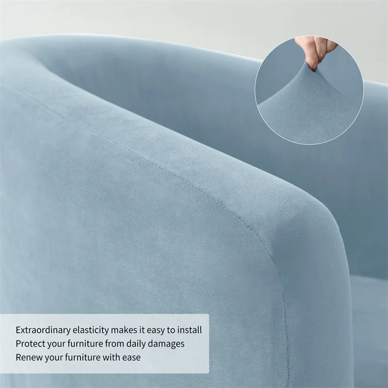 Бархатные чехлы на стулья для клубной ванны кресла растягивающийся чехол один