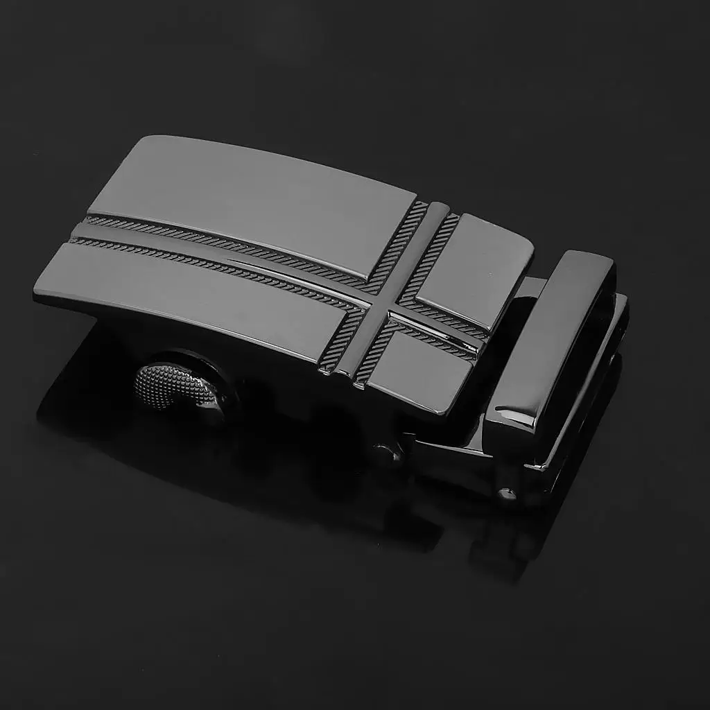 

2Pcs Mens Alloy Belt Buckle Only Automatic Slide Buckle .4'' Belt