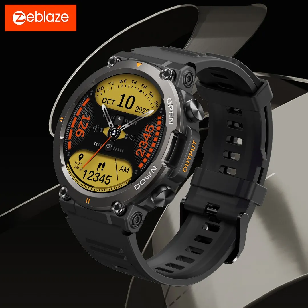 Zeblaze Vibe 7 Rugged Smartwatch Make and Receive Calls 25 D