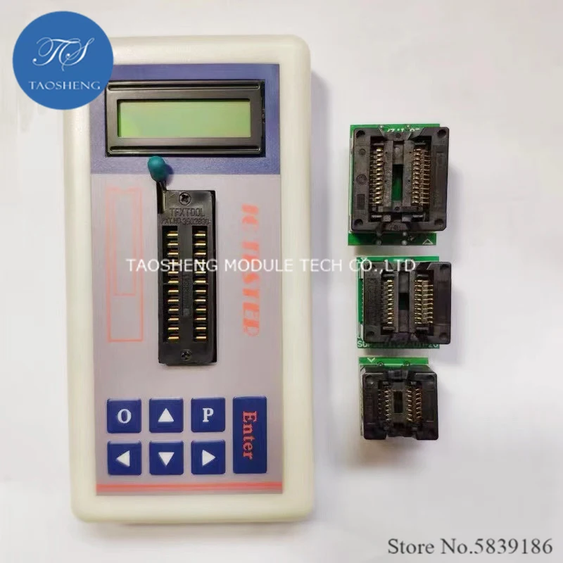 Multi-function Integrated Circuit Tester Transistor Tester Instrument Maintenance Tester LCD Display 5V 3.3V Automatic Modes