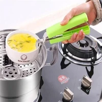 hot bowl holder dish clamp pot pan gripper clip hot dish plate bowl clip retriever tongs silicone handle kitchen tool