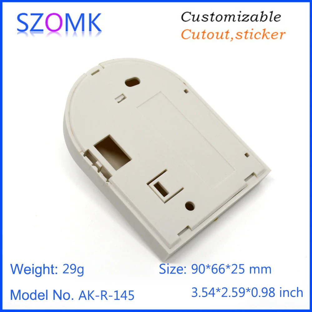 1 шт. 90*66*25 мм настраиваемый пластиковый стеклянный сломанный будильник для