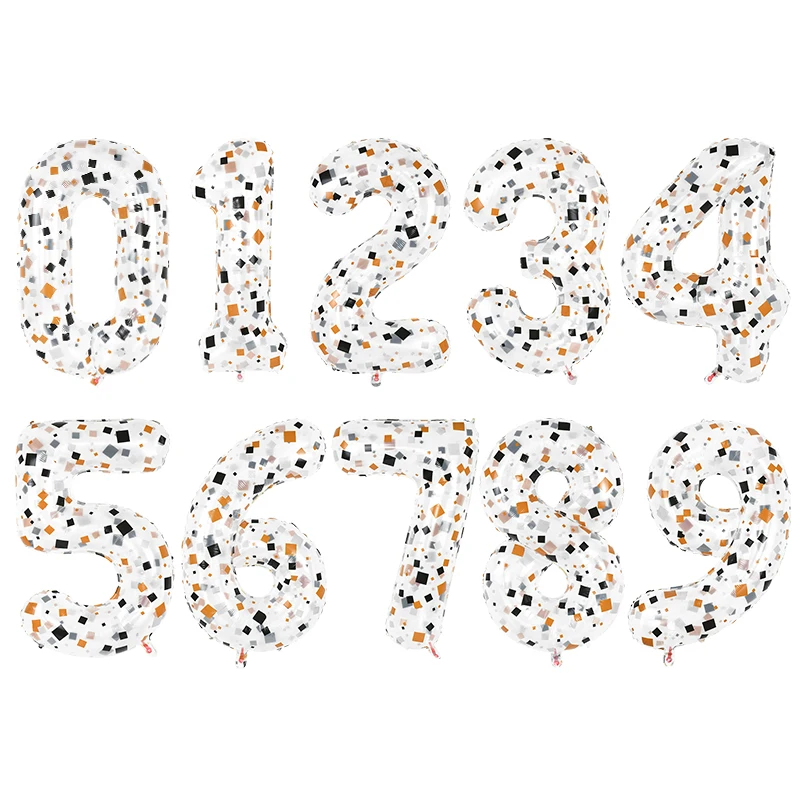 

40inch Big Foil Number Balloons 0-9 Digit Kids Ball Happy Birthday Wedding Party Decorations Helium Balloon Baby Shower Supplies