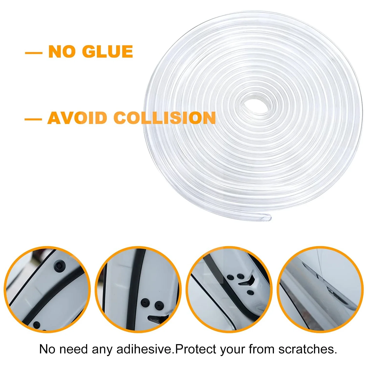 Лента U-образная для защиты от ударов двери автомобиля 5/10 м |