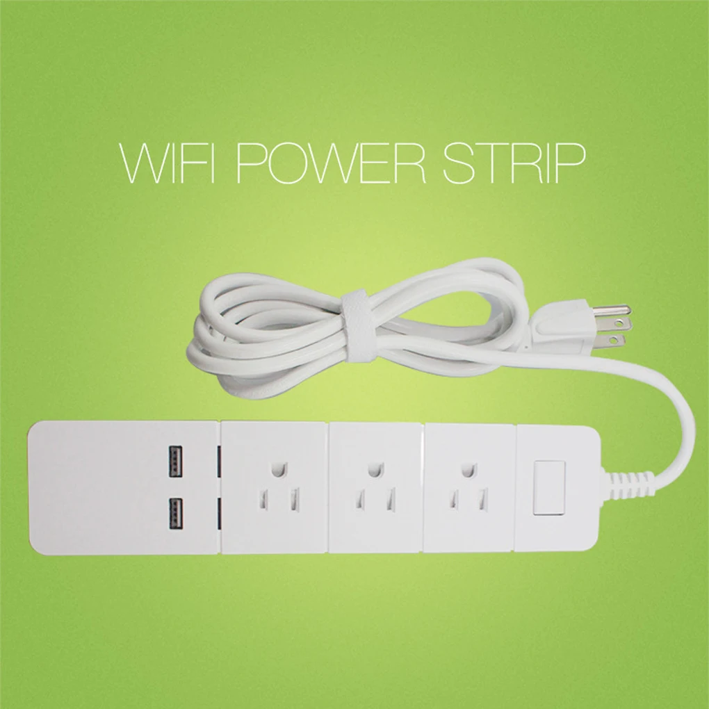 

Remote Control Power Strip with USB Ports Phone WiFi Socket Outlet US Plug