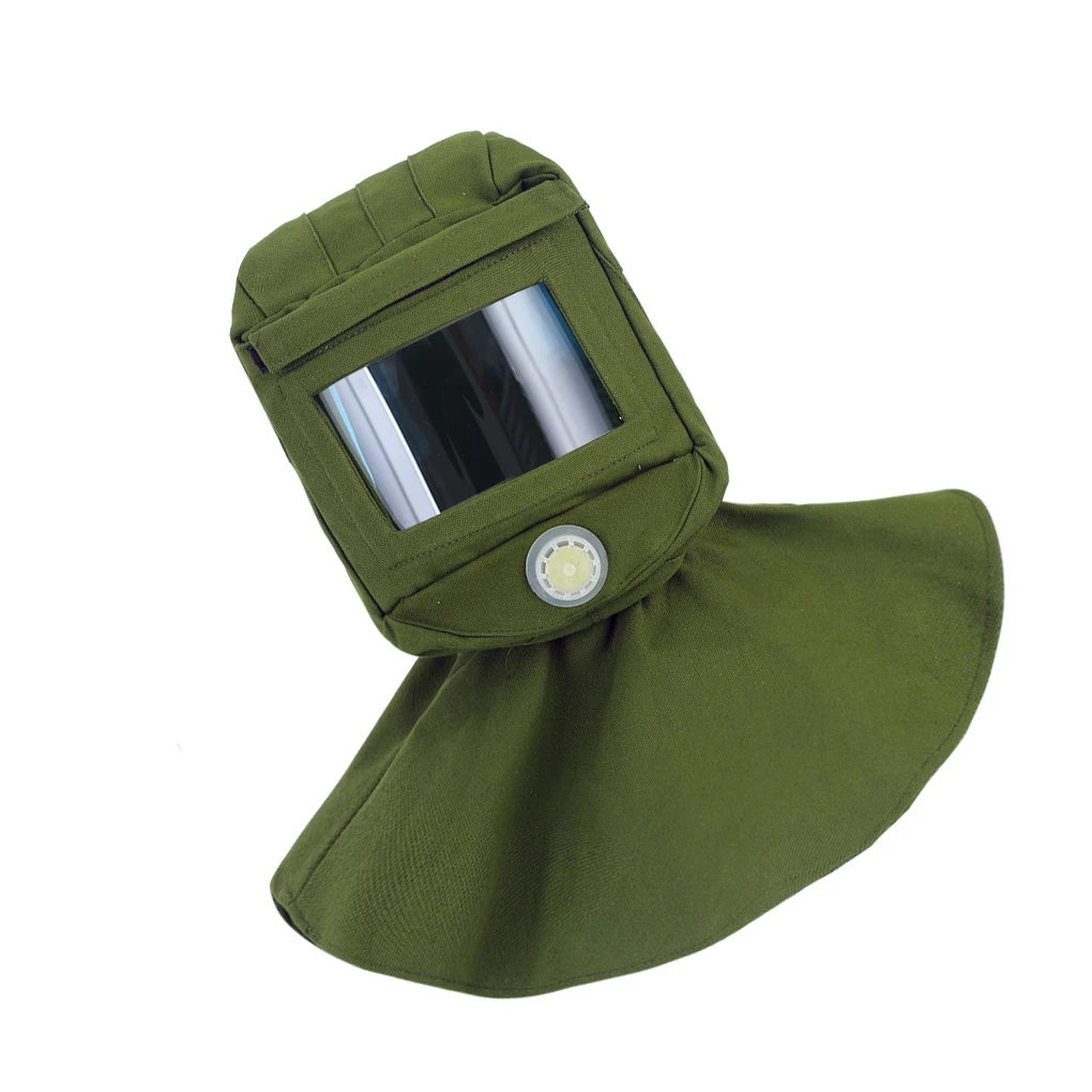 

Hood Helmet With Ventilation For Polishing And Dust Removal Easy To Replace Curved Glass Cotton Helmet With Large