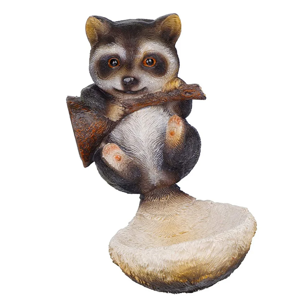 

Корм для птиц кормушка мультяшное украшение для балкона в форме енота кормушка для птиц