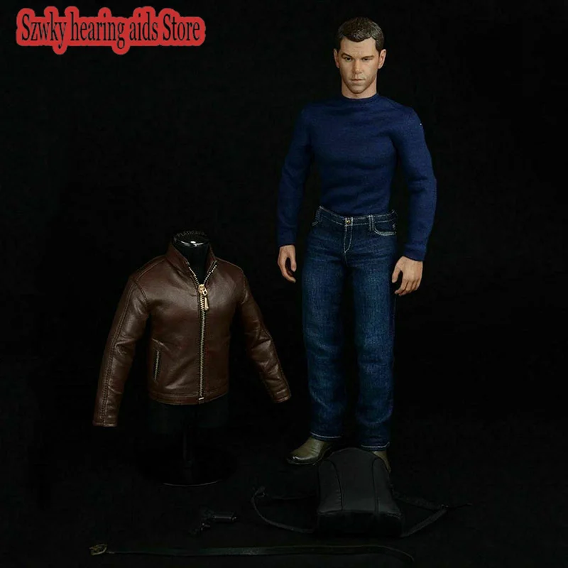 

Toy Center 1/6 Male Soldier Agent Leather Clothes Suit Accessories Fit 12" Soldier Action Figure Body In Stock