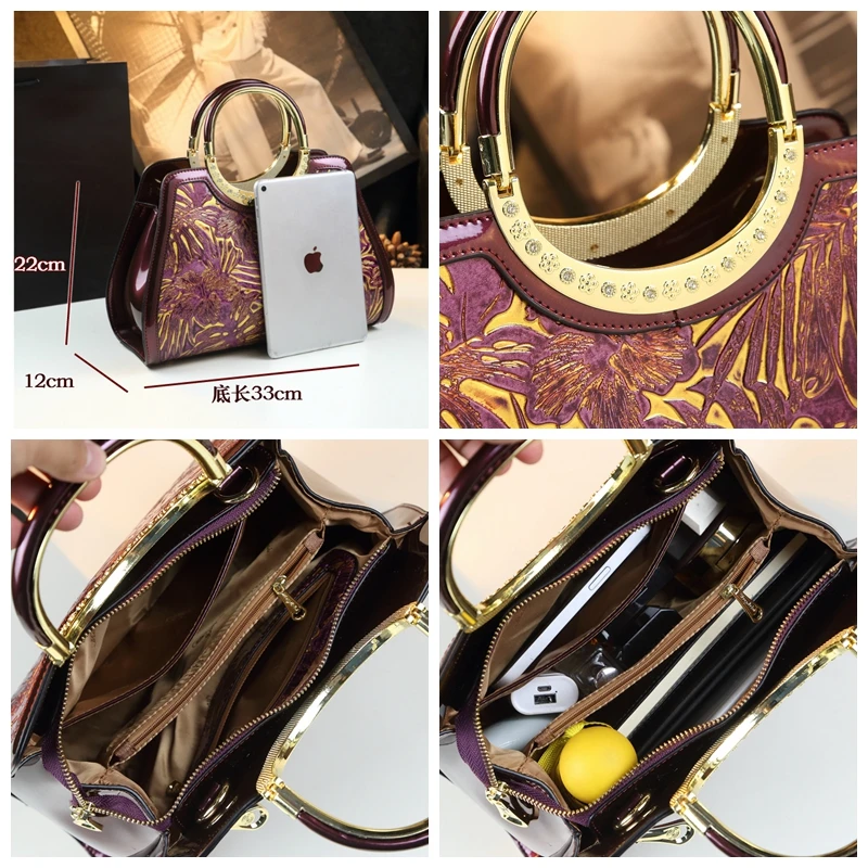 Модные кожаные женские сумки новинка 2023 стильная роскошная сумка для мамы