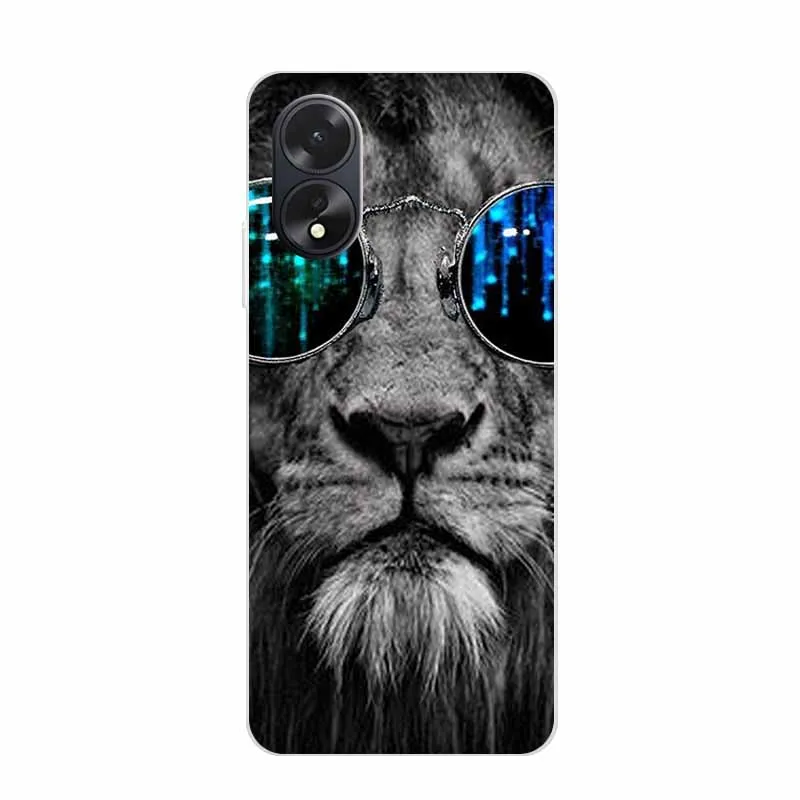 Флип-чехол для OPPO A18 A38 6 56 дюйма мягкий чехол 18 A 38