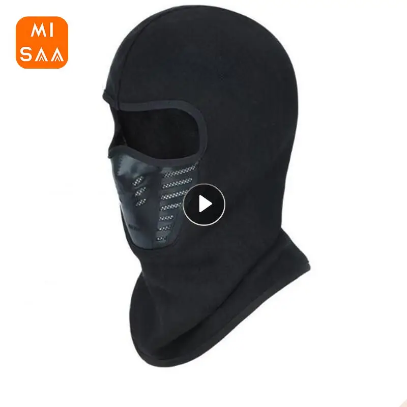 

Winter Hood Thickened Fleece Windproof Durable Dustproof Riding Equipment Outdoor Mask Hat Riding Riding Mask