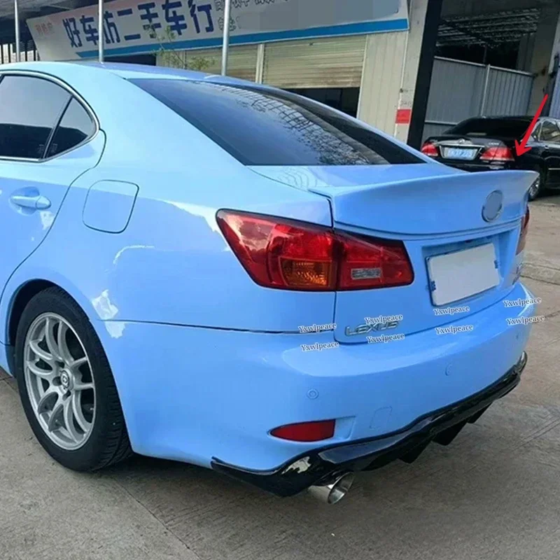 Настоящее углеродное волокно/FRP черный задний спойлер для багажника комплект